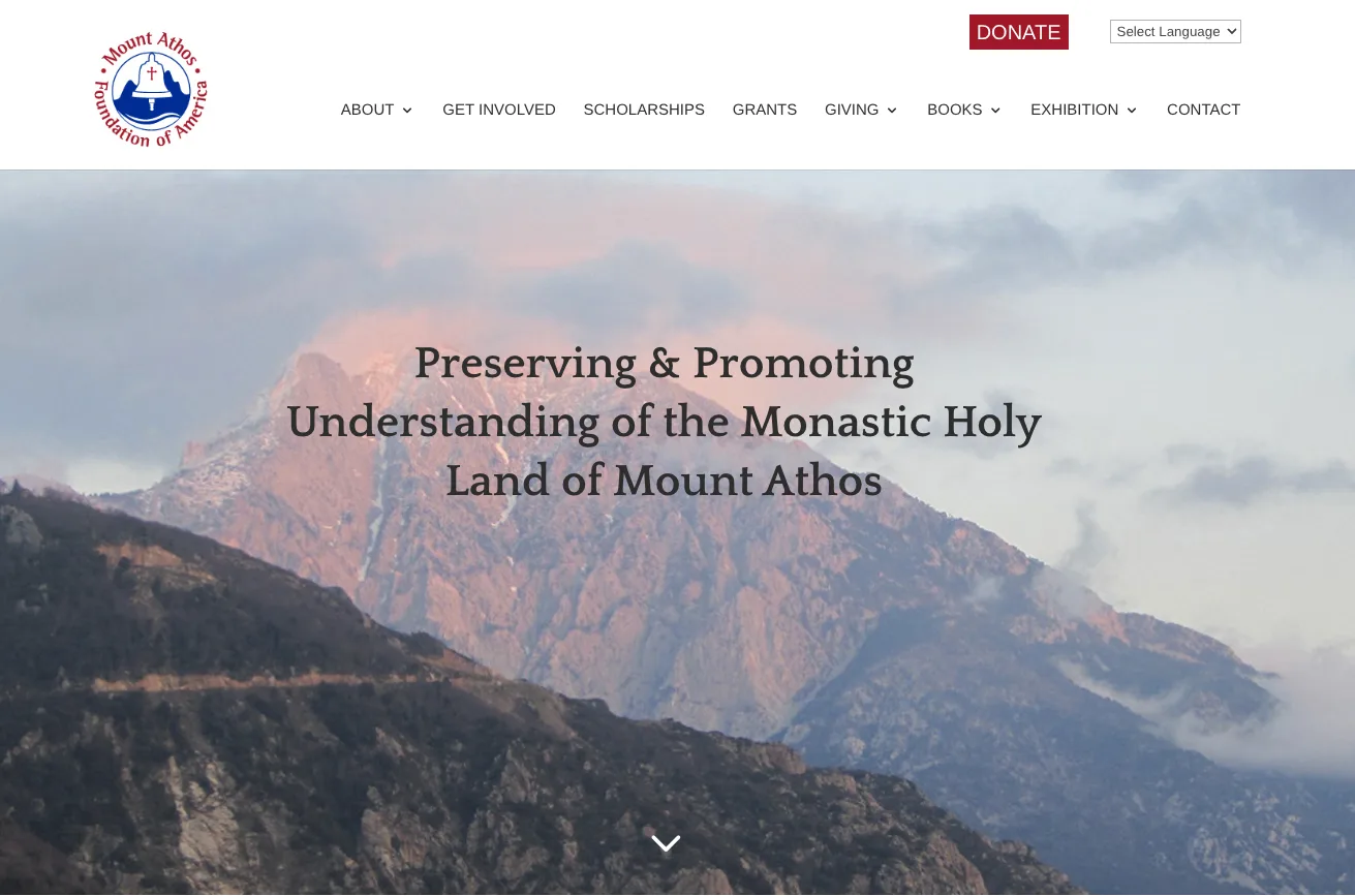 Mount Athos Foundation of America website