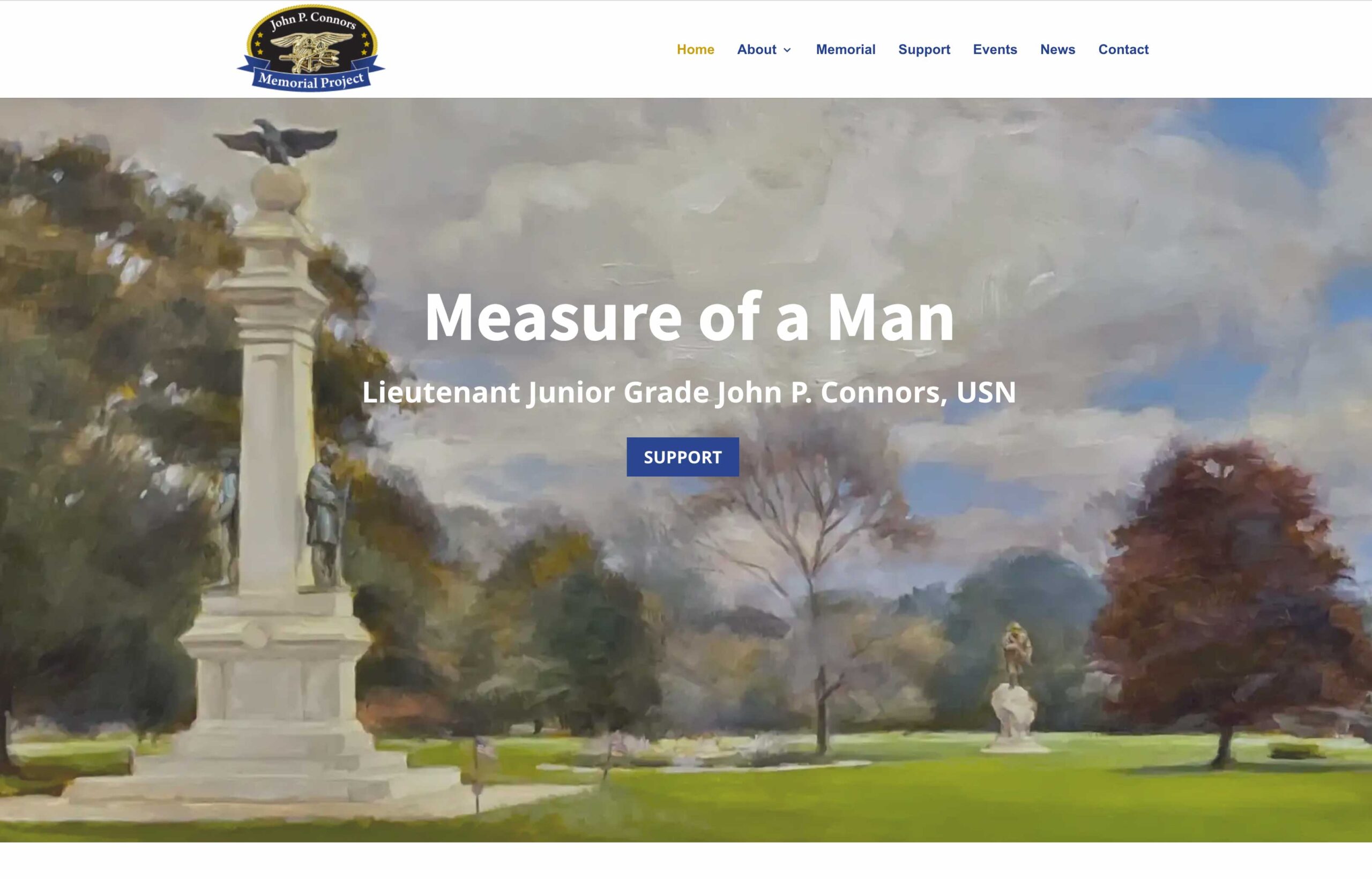 John P Connors Memorial Fund home page website
